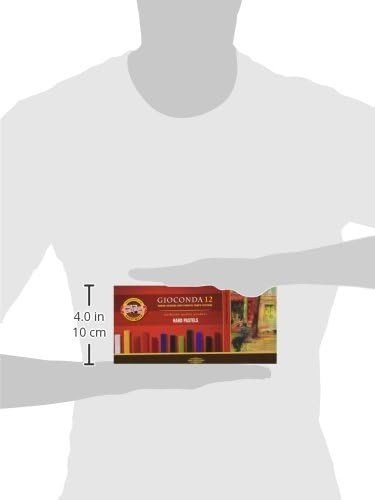 GIOCONDA 8112 Hard Pastel Pencils for the Artist Pack of 12
