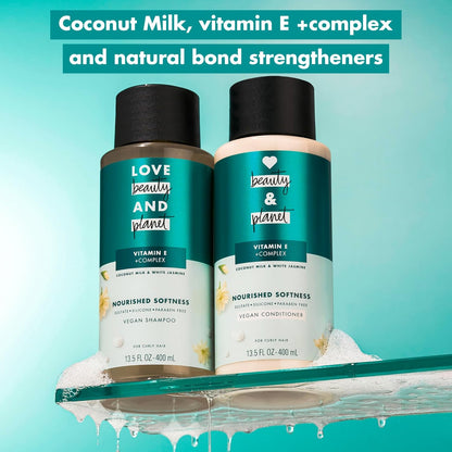 Conditioner with Vitamin E Coconut Milk & White Jasmine for Curly Hair & Natural