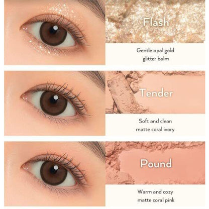 Glitterpedia Eye Palette NO.3 All of Coralpink