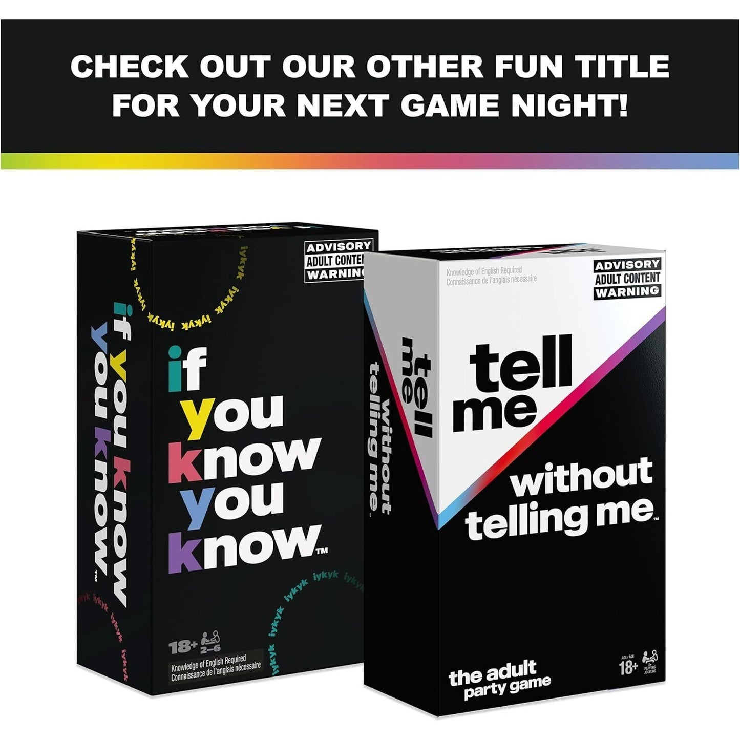 If You Know You Know IYKYK Card Game, Adult Party Game for Bachelorette Partie