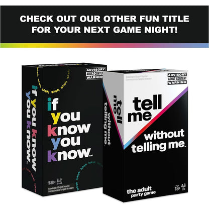 If You Know You Know IYKYK Card Game, Adult Party Game for Bachelorette Partie