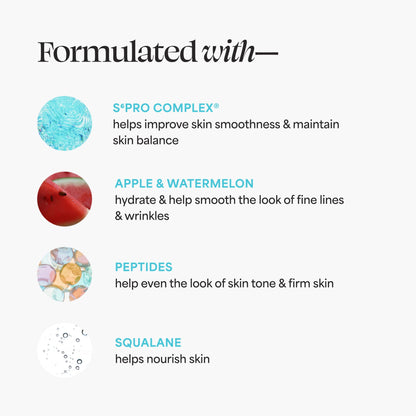 TULA Skin Care 24-7 Hydrating Day & Night Cream - Supersize, Anti-Aging Moisturizer for Face, Contains Watermelon & Blueberry Extract, 3.4 oz.