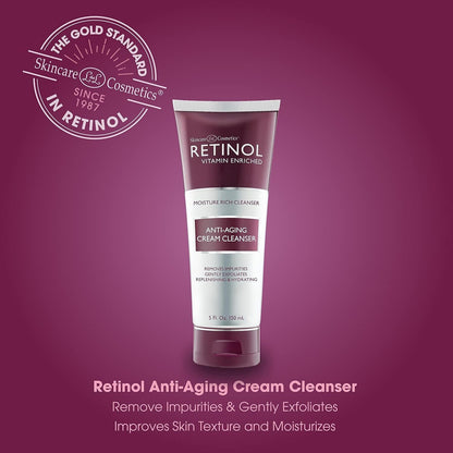 Retinol Moisture Rich Cleanser Anti Aging Cream Cleanser f Fl. oz