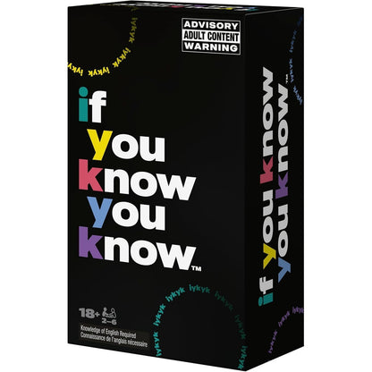 If You Know You Know IYKYK Card Game, Adult Party Game for Bachelorette Partie