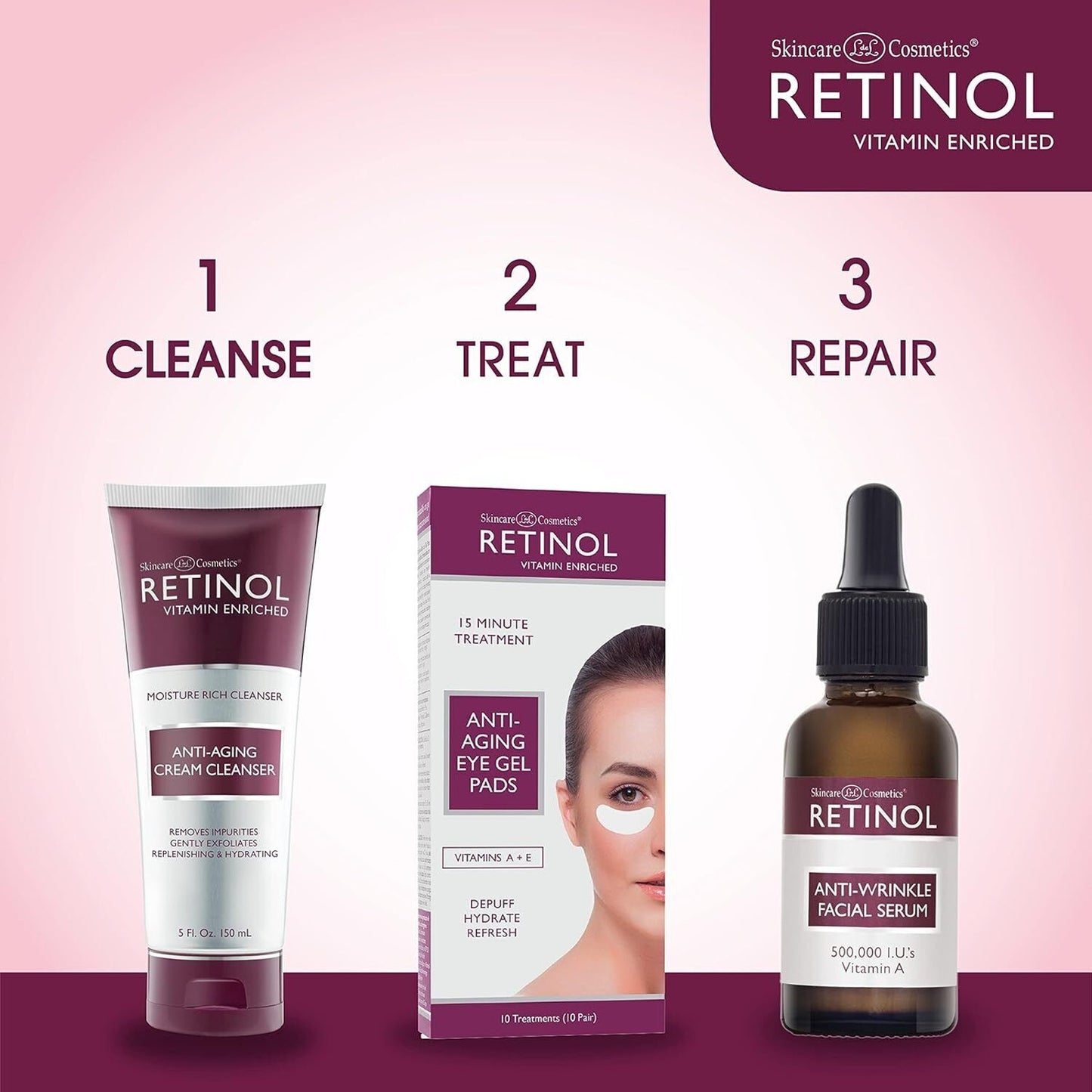 Retinol Moisture Rich Cleanser Anti Aging Cream Cleanser f Fl. oz
