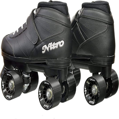 Epic Skates Epic Super Nitro Black Quad Speed Roller Skates Kids 9