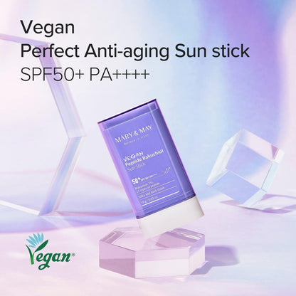 Mary & May -  Vegan Peptide Bakuchiol Sun Stick SPF50 (18g)