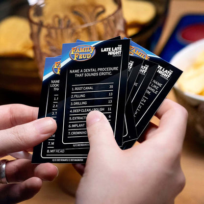 Family Feud Late Late Night Edition Adult Card Game, 200 Piece