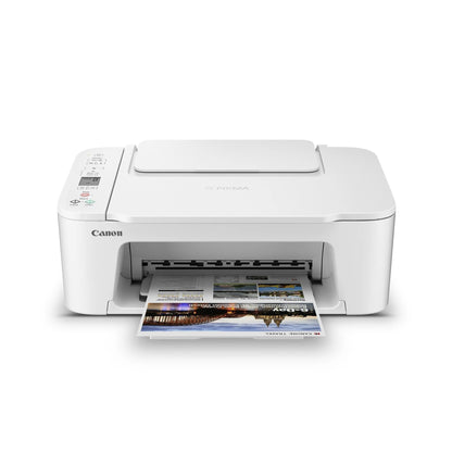Canon PIXMA 3722 Color Inkjet All-in-One Printer | Print Copy Scan | Wireless | Mobile Printing | Print Up to 7.7 ipm | Up to 60 Sheets Capacity | 1.5" LCD | Wi-Fi (2.4 or 5 GHz) + Printer Cable