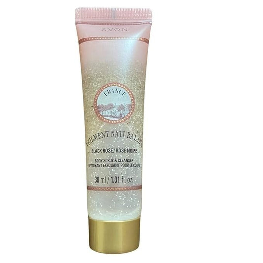 Veilment Natural Spa Black Rose Exfoliating Body Scrub and Cleanser Travel PACK2