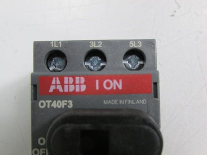 OT40F3 DISCONNECTOR Switch, 3, 750, 40A