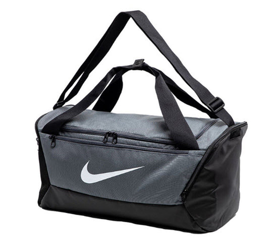 Nike Unisex Brasilia Small Duffel Bags Run Gray Casual Fashion Bag