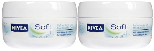 Pack of 2 – Nivea Soft Refreshingly Moisturizing Cream 100ml / 3.38oz