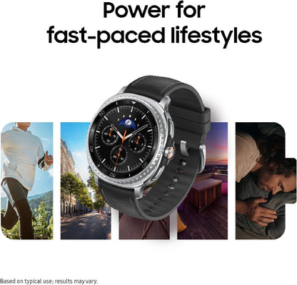 Samsung Galaxy Watch 8 Classic (2025) 46Mm Bluetooth Smartwatch, Cushion Design, Rotatin