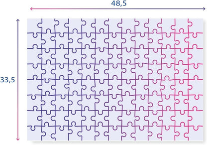 Clementoni Children's Jigsaw Puzzle 104 Pieces Colorful Kids Puzzle 6 Years Old