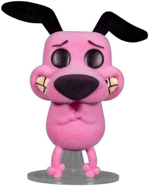 Pop! Courage The Cowardly Dog 1070 - Courage The Cowardly Dog Flocked