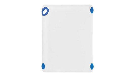 Winco StayGrip Plastic Cutting Board, 18" X 24" X .5", Blue | 1/Each