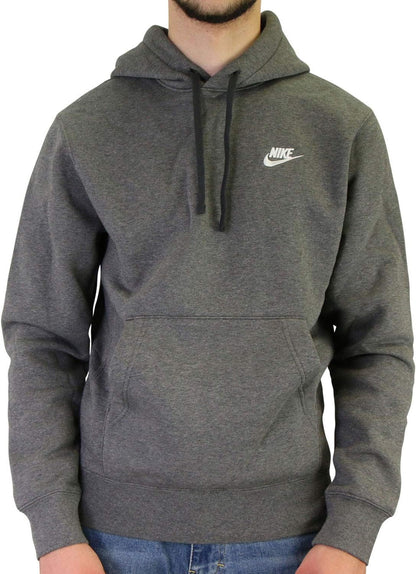 Nike Men'S Hoodie  Charcoal Heather/Anthracite/White Size Medium