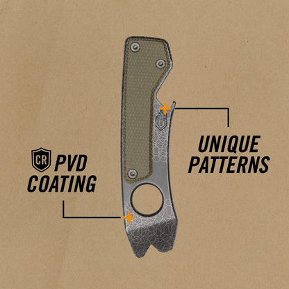 Gerber Chonk Multitool Pry Bar Stainless Steel, Green Micarta