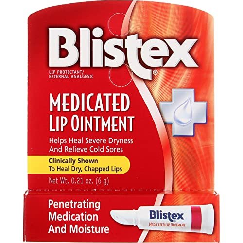 Blistex Medicated Lip Ointment 0.21oz - Pack of 6