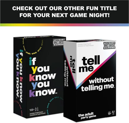, If You Know You Know IYKYK Card Game, Adult Party Game for Bachelorette Partie