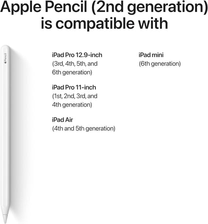 Apple Pencil 2nd Generation for iPad Pro MU8F2AM/A with Wireless Charging
