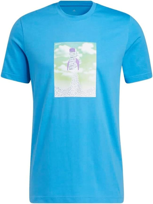 Adidas Boost Rocket Graphic Tee Men'S 3XLT