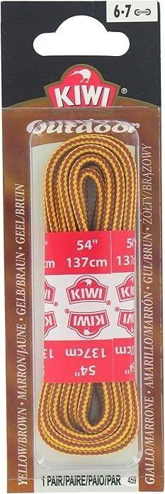Kiwi Outdoor Round 54 In. Boot Laces 66459 Kiwi 66459 031600664590 Gold/Brown