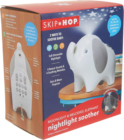 Skip Hop Baby Soother, Moonlight & Melodies, Elephant