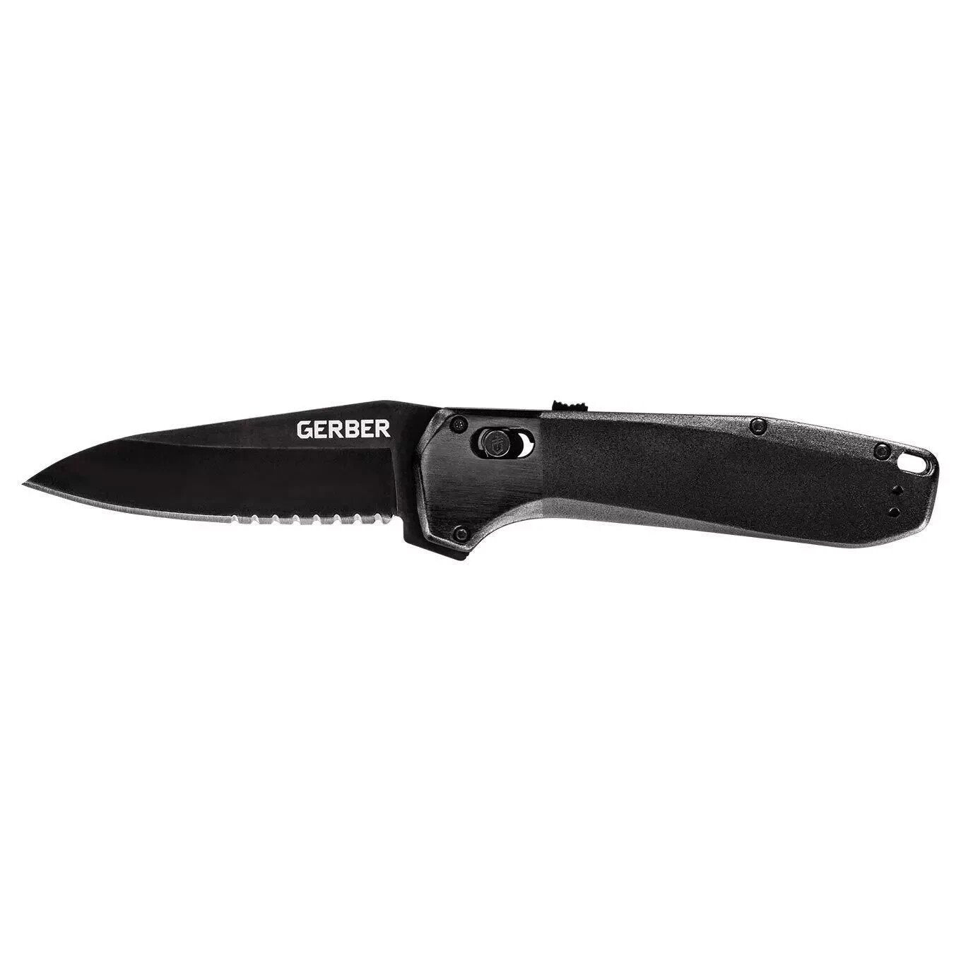 Gerber Gear Highbrow Serrated Edge Drop Point Assited Opening Knife [31-003675]