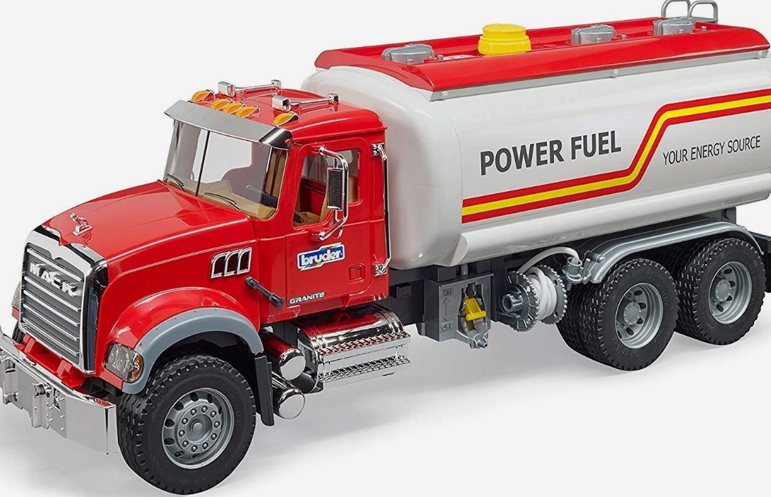 Bruder Toys Mack Granite Power Fuel Tanker Truck