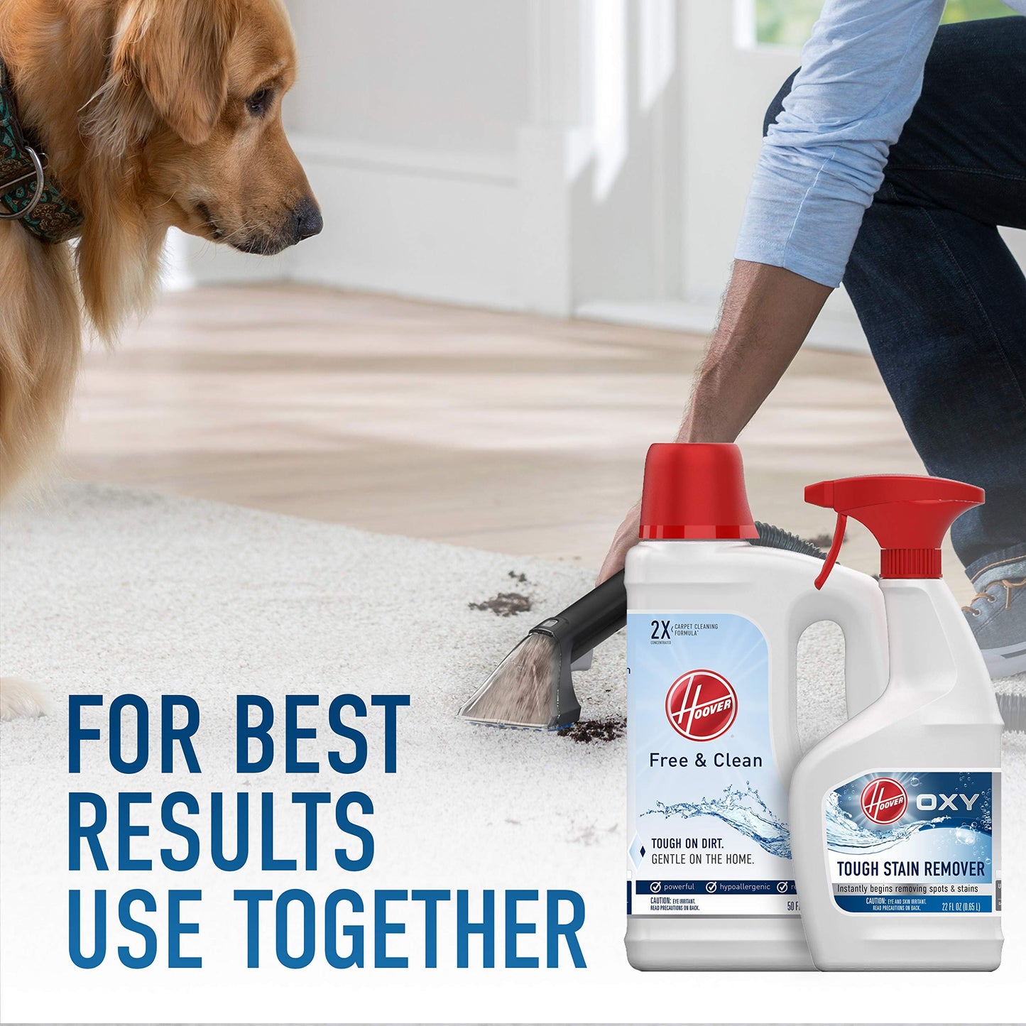 Hoover Free Deep Cleaning solution Carpet,Upholstery Liquid cleaning agent