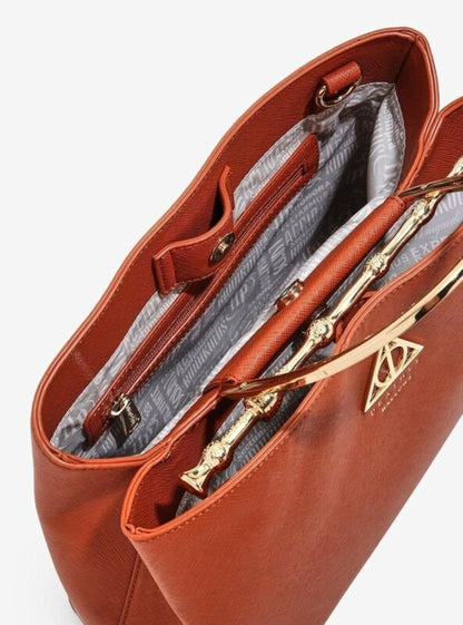 Loungefly Harry Potter Cognac Wand Handbag Exclusive