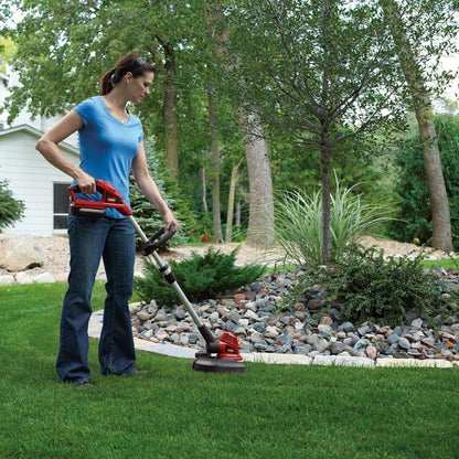 Toro 51484 Cordless 12-Inch 20-Volt Lithium-Ion Electric Trimmer/Edger,Red/Silve