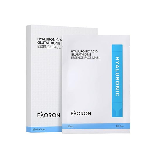 Hyaluronic Acid Glutathione Essence Face Mask with Australian Snail Peptide for
