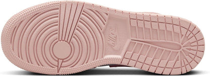 Nike Air Jordan 1 Mid SE Big Kids' Shoes (FN7432-161, White/Sail/Legend Pink) Size 5