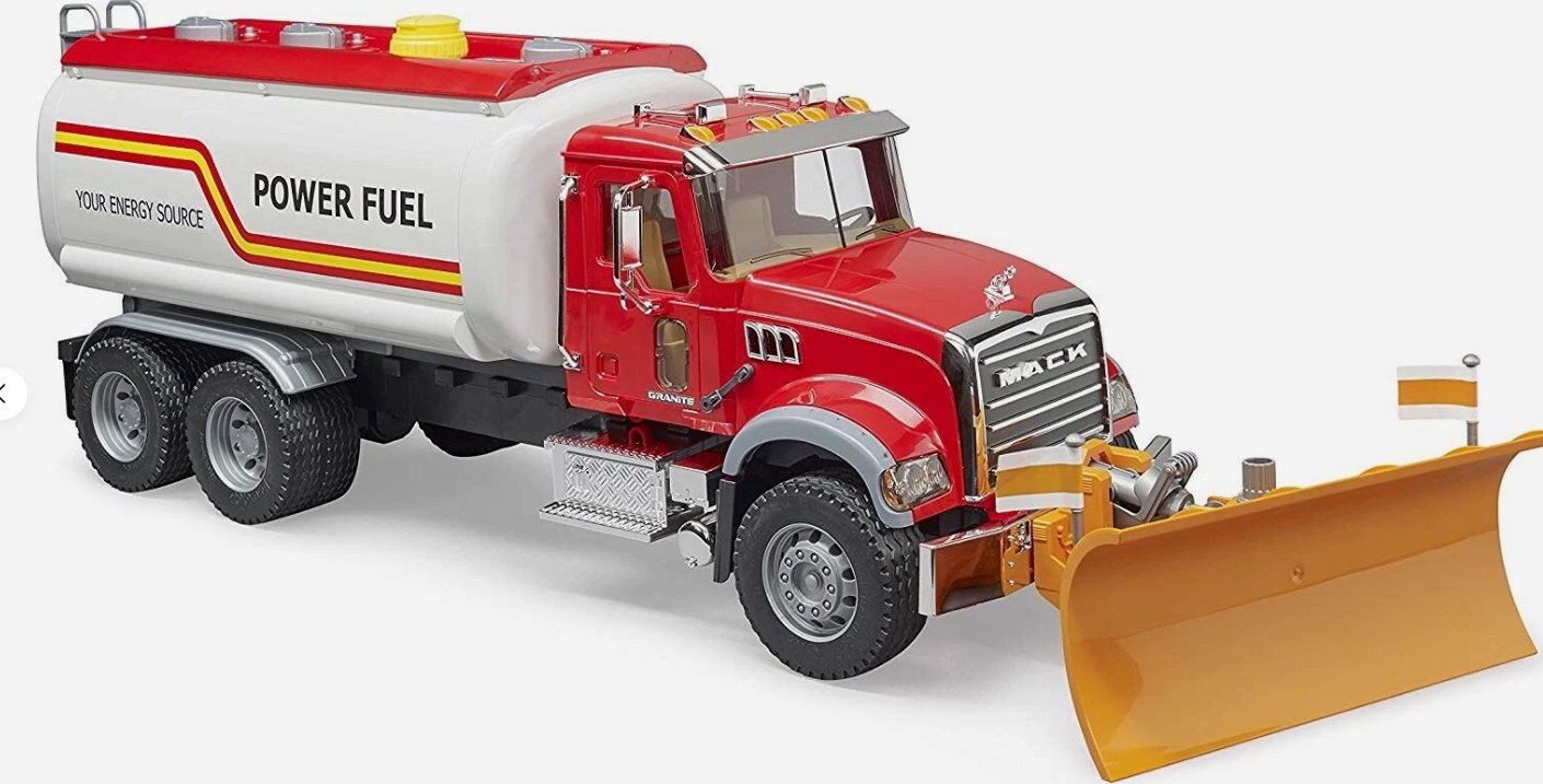 Bruder Toys Mack Granite Power Fuel Tanker Truck