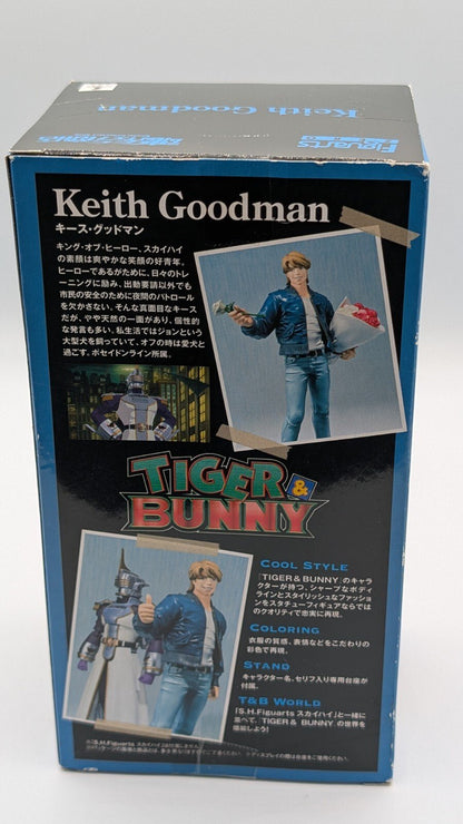 Keith Goodman 6 Inch Figure Tiger & Bunny Bandai Figuarts Zero New Free Shipping