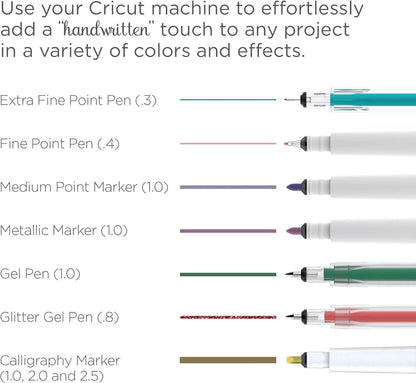 Cricut Fine Point Pen Set Sorbet – 5 Pack for Explore & Maker Machines