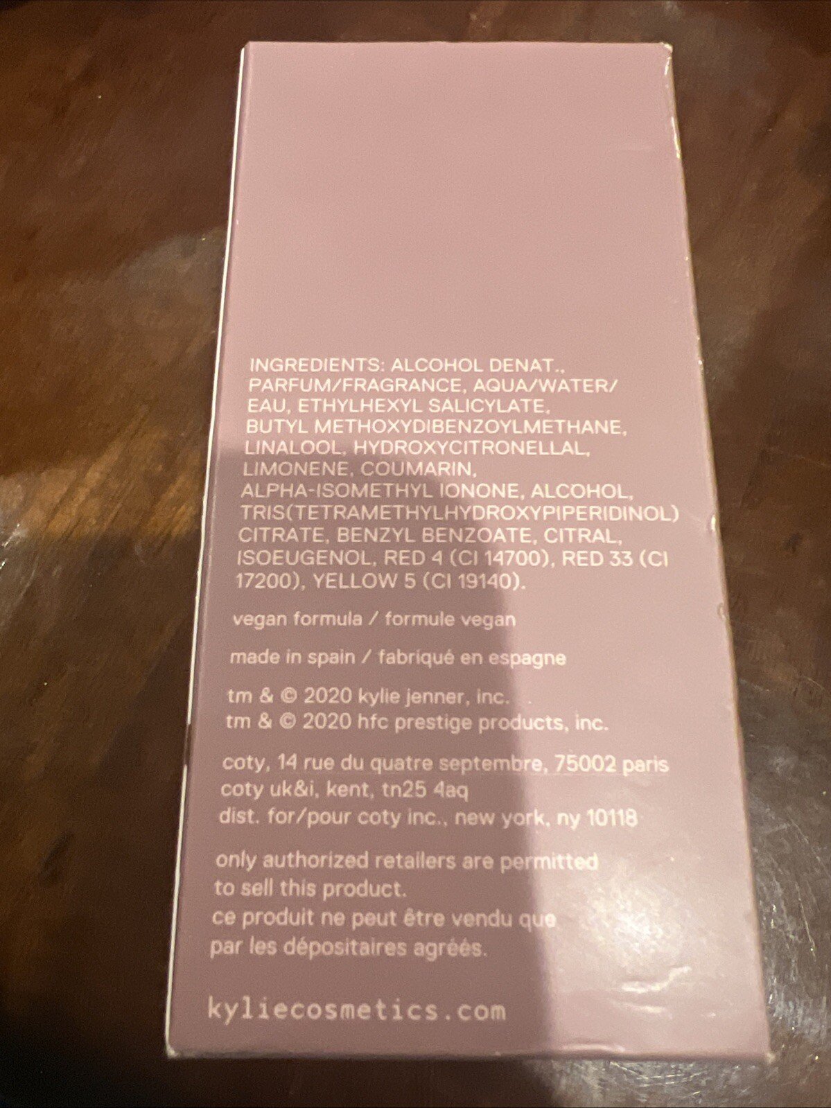 Kylie Jenner Cosmic Eau De Parfum Spray 1.0 Oz. 30 Ml. about 95% Full Authentic.
