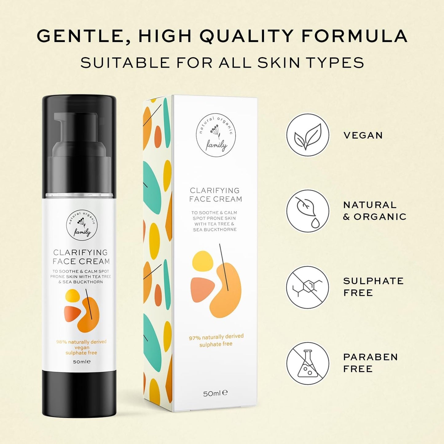 Skin Care for Teenage Boys and Girls - Teen Moisturizer for Face with Tea Tre...