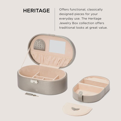WOLF Heritage Oval Jewelry Box