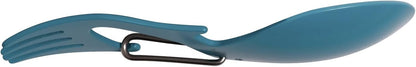Ration Multi Tool Spork, Stainless Steel Spoon, Fork, Carabiner and Bottle Opene