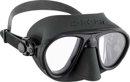 Cressi Adult Scuba Diving Mask, Fog Stop, Low Volume, Wide View - Calibro: made