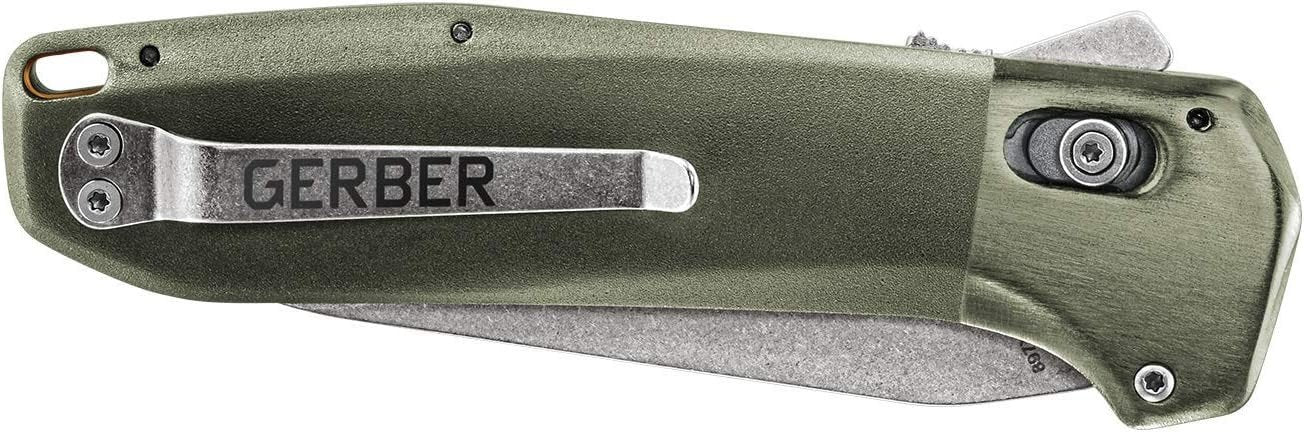 Gerber Gear Highbrow Folding Pocket Knife with 2.8" Blade Assisted Opening Fold