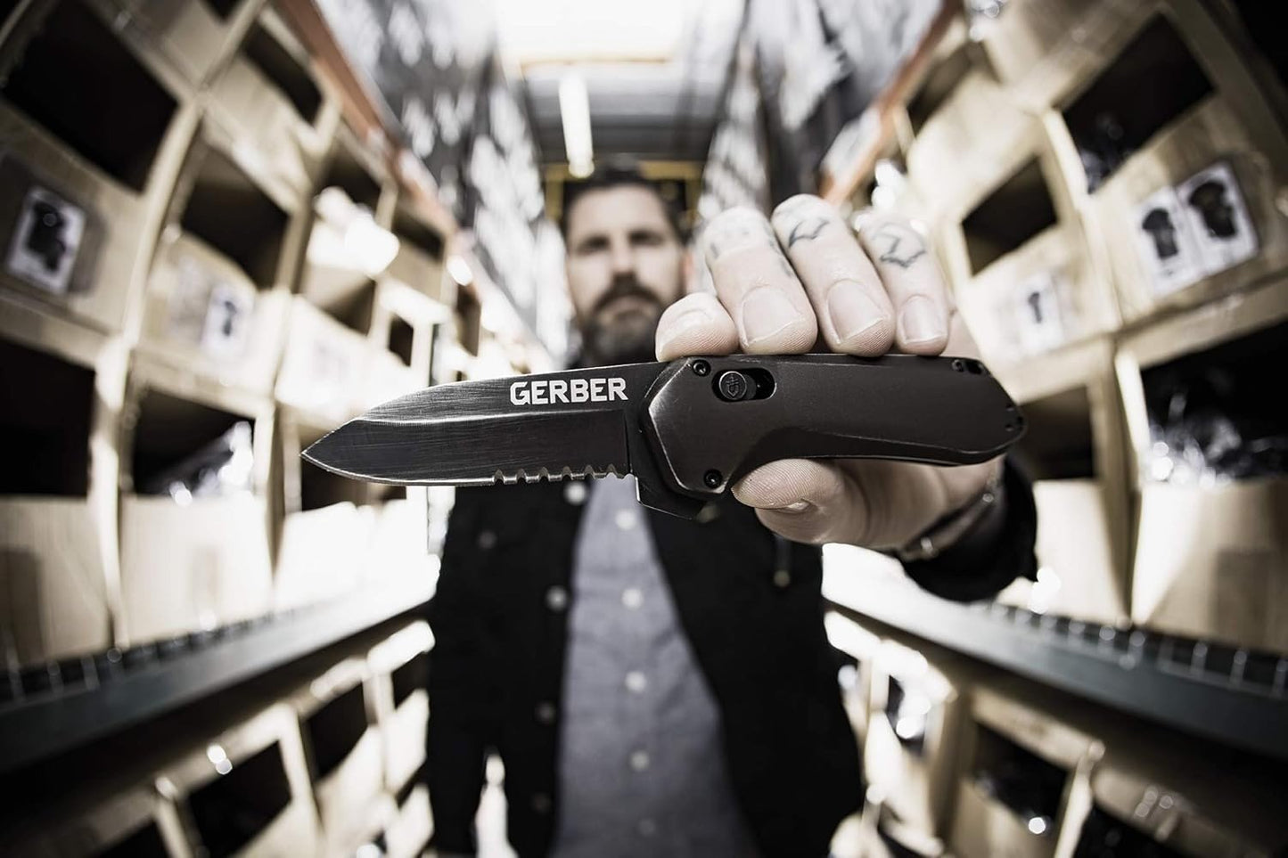 Gerber Gear Highbrow Compact, Pocket Knife, Black