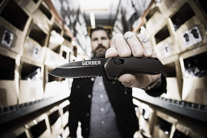 Gerber Gear Highbrow Compact, Pocket Knife, Black