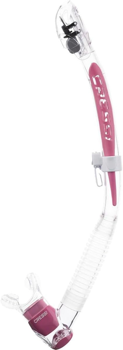 Cressi Itaca Ultra Dry Snorkel Clear/Pink