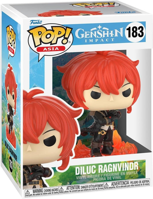 Funko Pop! Vinyl: Genshin Impact - Diluc Ragnvindr #183 Mint