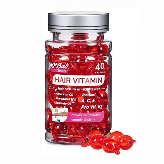 Hair Treatment Serum 40 Capsules No Rinse with Argan Macadamia & Avocado Oils -